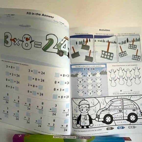 *NEW Meet the Math Facts Multiplication Workbook and Flashcards - Picture 4 of 10